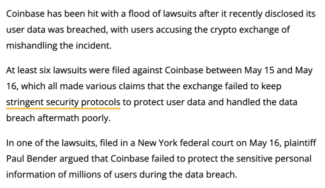 Coinbase惊爆数据泄露！美国加密货币用户信息遭危机