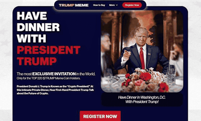 晚宴风云：特朗普如何引爆主题模因币热潮？