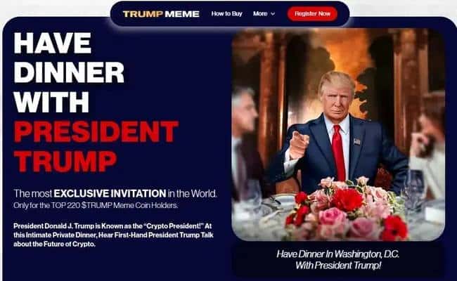 特朗普币晚宴丑闻：权力与金钱的珠峰之巅！