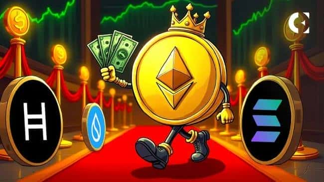 以太坊横盘暗藏玄机！三大暴涨币种SOL、SUI、HBAR引爆山寨季
