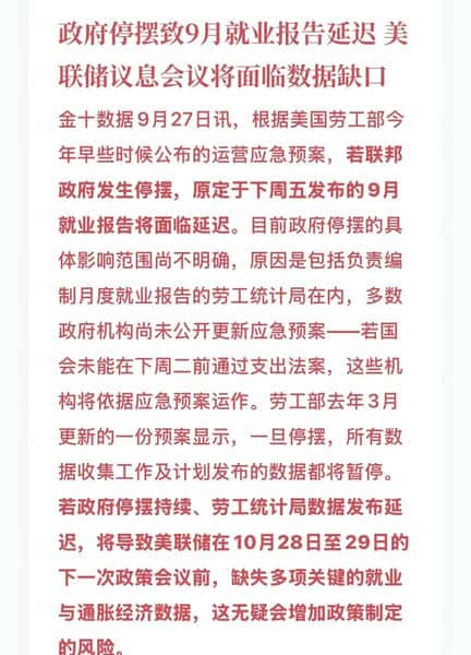 政府停摆仅剩4天！比特币能否借机逆袭？币圈暗藏机遇与风险！