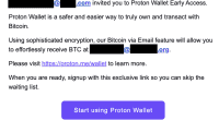 Proton Wallet：一款简单易用的比特币钱包，轻松发送比特币的新选择