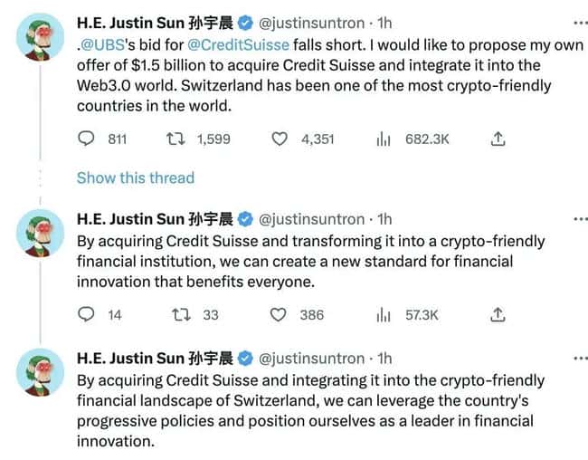 孙宇晨遭SEC起诉：波场创始人陷非法销售与操纵市场指控